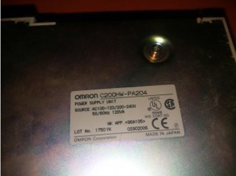 İş Makineleri, Elektrik Güç Kaynağı, Ups, Omron | [ C200hw-Pa204 ] | Plc Power Supply Unıt