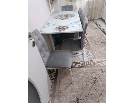 Mobilya, Mutfak Mobilyaları, Cam Masa, Mutfak Masasi