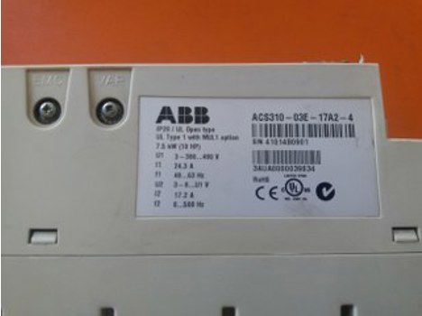 İş Makineleri, Elektrik Güç Kaynağı, Ups, Abb | [ Acs310-03E-17A2-4 ] | Sürücü
