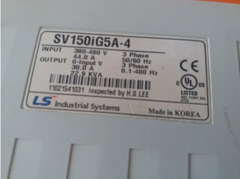İş Makineleri, Elektrik Güç Kaynağı, Ups, Ls | [ Sv150ig5a-4 ] | Sürücü