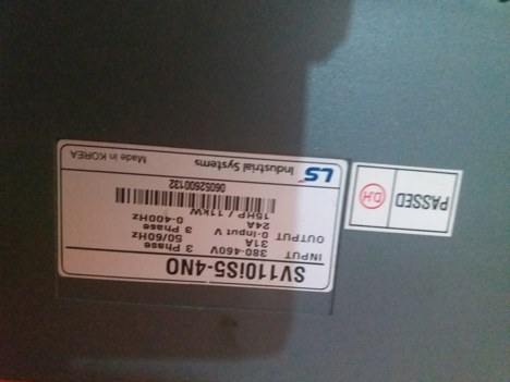 İş Makineleri, Elektrik Güç Kaynağı, Ups, Ls Electrıc | [ Sv110is5-4N0 ] | Sürücü 11Kw