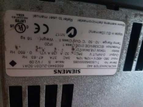 İş Makineleri, Elektrik Güç Kaynağı, Ups, Sıemens | [ 6Se6440-2Ud31-5Da1 ] | Sürücü 15Kw