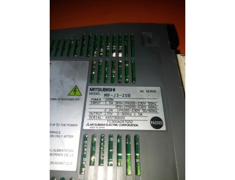 İş Makineleri, Elektrik Güç Kaynağı, Ups, Mıtsubıshı | [ Mr-J3-20B ] | Sürücü
