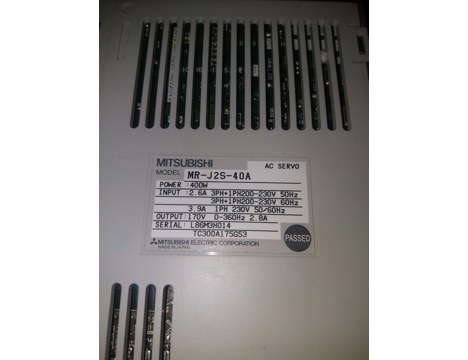 İş Makineleri, Elektrik Güç Kaynağı, Ups, Mıtsubıshı | [ Mr-J2s-40A ] | Sürücü
