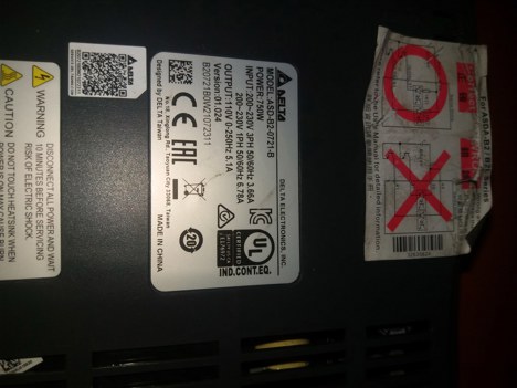 İş Makineleri, Elektrik Güç Kaynağı, Ups, Delta | [ Asd-B2-0721-B ] | Sürücü