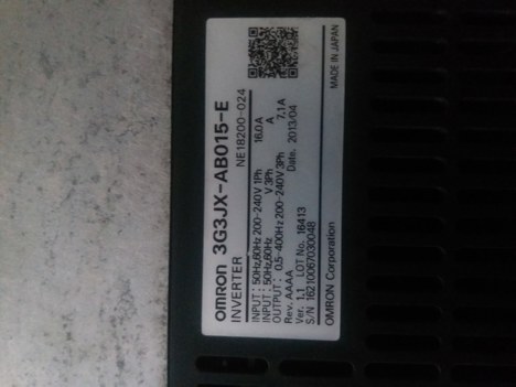 İş Makineleri, Elektrik Güç Kaynağı, Ups, Omron | [ 3G3jx-Ab015-E ] | Sürücü