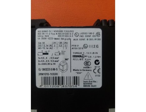 İş Makineleri, Elektrik Güç Kaynağı, Ups, Sıemens | [ 3Rn1010-1Cg00 ] | Motor Koruma Rolesi