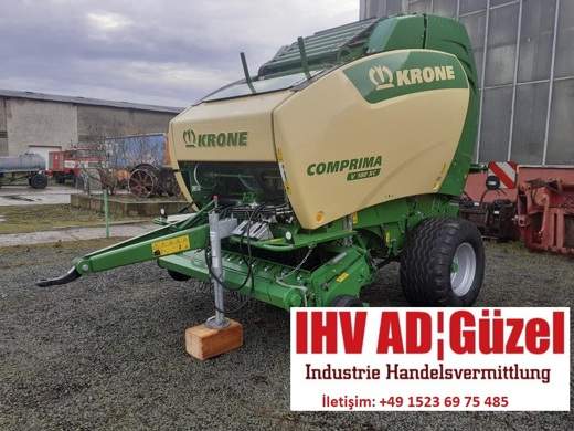 Krone Comprima Krone Comprima V180 Xc Balya Makinesi yuvarlak Balya İş Makineleri : Avrupada'dan 2.el Krone Comprima V180 Xc