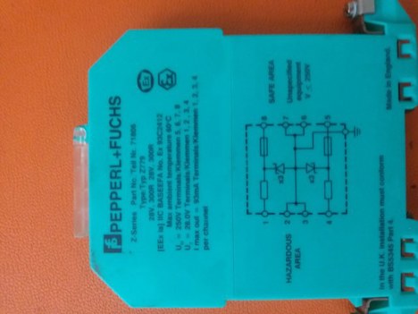 İş Makineleri, Elektrik Güç Kaynağı, Ups, Pepperl+Fuchs | [ Z779 ] | Akım Tekrarlayıcısı