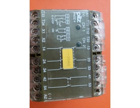 İş Makineleri, Elektrik Güç Kaynağı, Ups, Pilz | [ Pnoz 4 3S/1Ö 1S ] | Emniyet Rölesi
