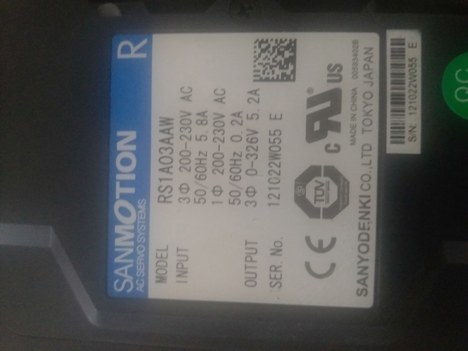 İş Makineleri, Elektrik Güç Kaynağı, Ups, Sanmotıon | [ Rs1a03aaw ] | Sürücü