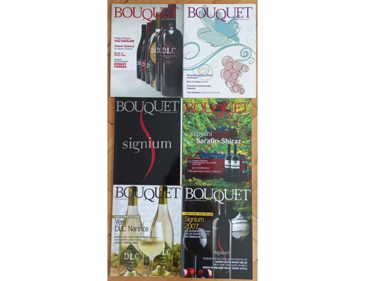 BOUQUET ŞARAP YAŞAM & EĞİTİM DERGİSİ Doluca Şarapçılık Dergi Kitap, Dergi : Bouquet Şarap Yaşam&Eğitim Dergisi,2001-2013/35Ad