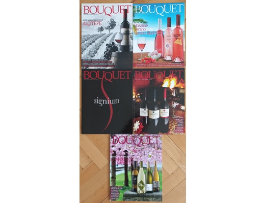 BOUQUET ŞARAP YAŞAM & EĞİTİM DERGİSİ Doluca Şarapçılık Dergi Kitap, Dergi : Bouquet Şarap Yaşam&Eğitim Dergisi,2001-2013/35Ad