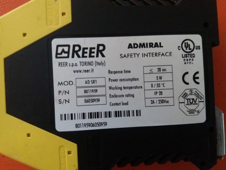 İş Makineleri, Elektrik Güç Kaynağı, Ups, Reer | [ Ad Sr1 ] | Admıral Emniyet Rolesi