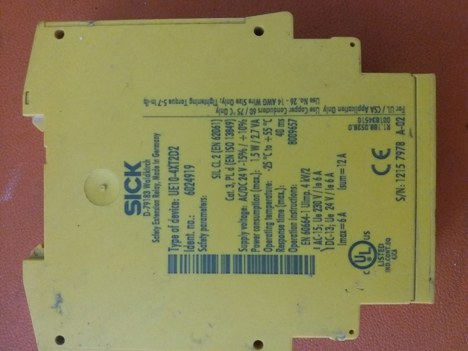 İş Makineleri, Elektrik Güç Kaynağı, Ups, Sıck | [ Ue10-4Xt2d2 ] | Güvenlik Rölesi