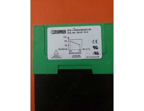 İş Makineleri, Elektrik Güç Kaynağı, Ups, Phoenıx Contact | [ Elr 1-24Dc/600Ac-30 ] | Solid