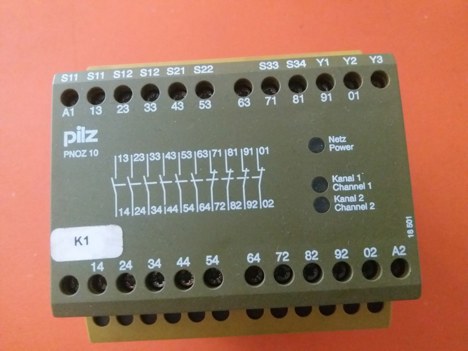 İş Makineleri, Elektrik Güç Kaynağı, Ups, Pilz | [ Pnoz 10 24Vdc 6S40 ] | Emniyet Rölesi