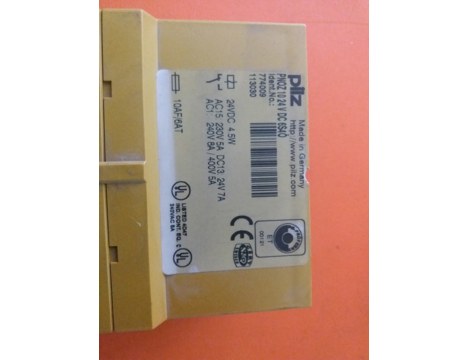İş Makineleri, Elektrik Güç Kaynağı, Ups, Pilz | [ Pnoz 10 24Vdc 6S40 ] | Emniyet Rölesi
