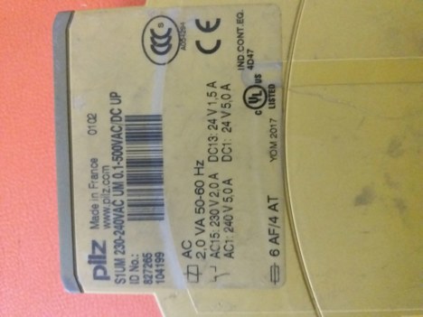 İş Makineleri, Elektrik Güç Kaynağı, Ups, Pilz | [ S1um 230-240Vac Um 0.1-500Vac/Dc Up ] |