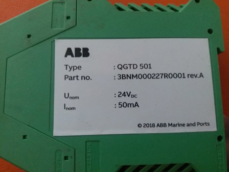 İş Makineleri, Elektrik Güç Kaynağı, Ups, Abb | [ Qgtd 501 ] | Qgtd 501 ] | 3Bnm000227r0001