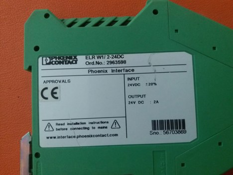 İş Makineleri, Elektrik Güç Kaynağı, Ups, Phoenıx Contact | [ Elr W1/2-24Dc ] | Emniyet Röle