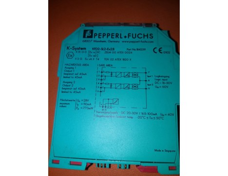 İş Makineleri, Elektrik Güç Kaynağı, Ups, Pepperl+Fuchs | [ Kfa6-Sr2-Ex2b ] | Anahtar Amplif