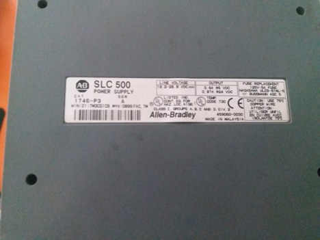 İş Makineleri, Elektrik Güç Kaynağı, Ups, Allen Bradley | [ 1746-P3 ] | Power Supply