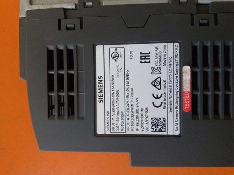 İş Makineleri, Elektrik Güç Kaynağı, Ups, Sıemens | [ 6Sl3210-5Bb12-5Uv1 ] | Sürücü
