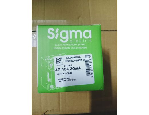 SIGMA 4X40X30ma Kaçak Akım Rolesı İş Makineleri : Sıgma 4X40X30ma Kaçak Akımlar