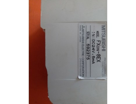 İş Makineleri, Elektrik Güç Kaynağı, Ups, Mıtsubıshı | [ Fx0n-8Ex ] | Plc
