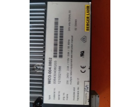 İş Makineleri, Elektrik Güç Kaynağı, Ups, Berger Lahr | [ Wd3-004.0802 ] | Sürücü
