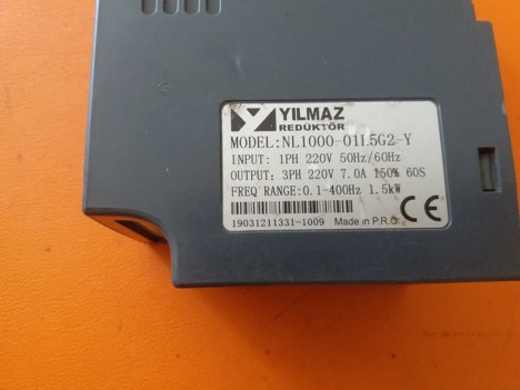 İş Makineleri, Elektrik Güç Kaynağı, Ups, Yılmaz Redüktör | [ Nl1000-011.5G2-Y ] | Sürücü