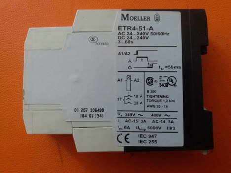 İş Makineleri, Elektrik Güç Kaynağı, Ups, Moeller | [ Etr4-51-A ] | Zaman Rölesi