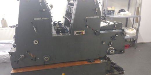 Heidelberg 1985 Çift renk ofset Gto İş Makineleri : Gto çift renk Heidelberg