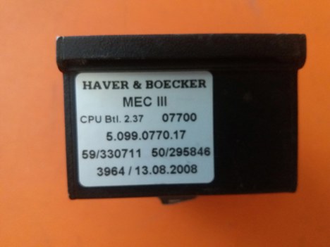 İş Makineleri, Elektrik Güç Kaynağı, Ups, Haver | [ 5.099.0770.17 ] | Mec Iıı Cpu-Modul