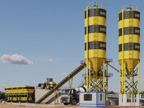 İş Makineleri, Beton Santralleri, Mega, 90 Tw, Promix Sabit, Beton Santrali 90 M3-Twınshaft Ücretsiz Nakliye
