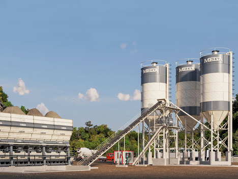 İş Makineleri, Beton Santralleri, Mega, 2023, Promix Sabit, Beton Santrali 180 M3-Twınshaft-Ücretsiz Nakliye