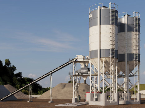 İş Makineleri, Beton Santralleri, Mega, 2023, Promix Sabit, Beton Santrali 180 M3-Twınshaft-Ücretsiz Nakliye