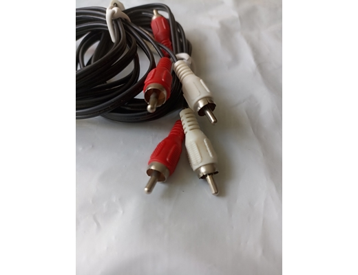 2 RCA audio ses kablosu  Elektronik Eşya : 2 RCA audio ses kablosu 