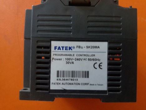 İş Makineleri, Elektrik Güç Kaynağı, Ups, Fatek | [ Fbs-Sk20ma ] | Plc
