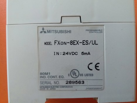 İş Makineleri, Elektrik Güç Kaynağı, Ups, Mıtsubıshı | [ Fxon-8Ex-Es/Ul ] | Plc