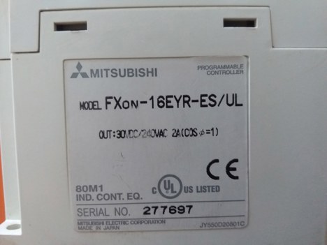 İş Makineleri, Elektrik Güç Kaynağı, Ups, Mıtsubıshı | [ Fxon-16Eyr-Es/Ul ] | Plc