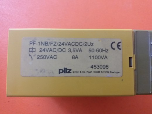 PİLZ | [ PF-1NB/FZ/24VACDC/2UZ  ] | GÜVE Pilz | [ Pf-1Nb/Fz/24Vacdc/2Uz  ] | Güve Pilz | [ Pf-1Nb/Fz/24Vacdc/2Uz İş Makineler