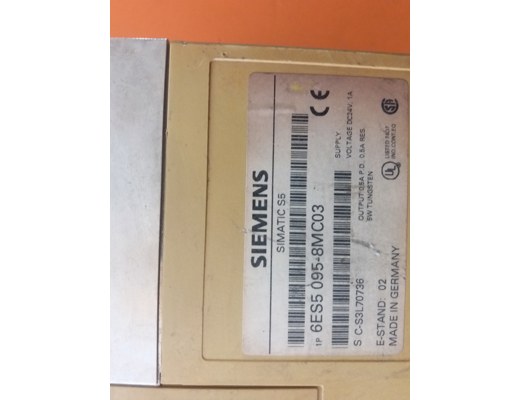 SIEMENS | [ 6ES5 095-8MC03 ] | PLC Sıemens | [ 6Es5 095-8Mc03 ] | Plc Sıemens | [ 6Es5 095-8Mc03 ] | İş Makineleri : Sıemens 