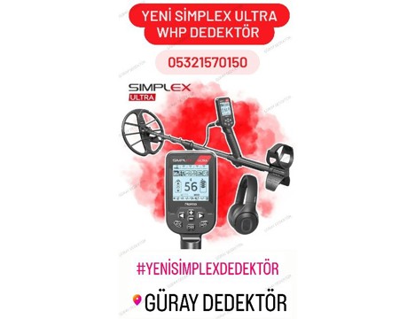 Elektronik Eşya, Diğer Elektronik Eşyalar, Metal Dedektör, Nokta Simplex Ultra Whp Dedektör