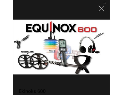 Elektronik Eşya, Diğer Elektronik Eşyalar, Metal Dedektörü, Minelab Equniox 600 Multi Frekans Metal Dedektör