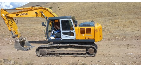 İş Makineleri, Ekskavatör, 2014 Hmf 210 Lc-7A-Mtb 150 Kırıcı, Paletli Eskavator, 2014 Hyundai 210 Lc-7A-Mtb Kırıcılı-532 303 