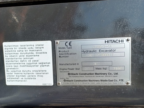 İş Makineleri, Ekskavatör, 2022 Zx 490 Lch-5A-Yeni-, Paletli Eskavator, 2022 Hitachi Zx 490 Lch-5A-Yeni-532 303 0550