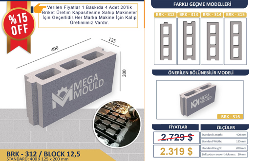 MEGA 2023 MEGA, Briket-Asmolen-Baca Taşı Kalıbı, 2023