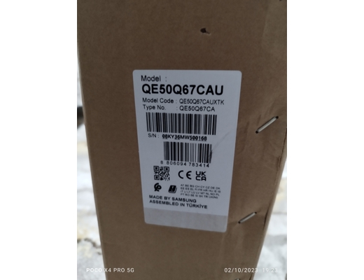 samsung QE50Q67CAUXTK  QLED  samsung, sıfır ürün , QE50Q67CAUXTK